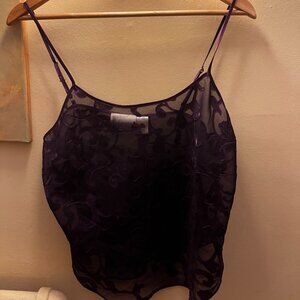 Lacy Purple Tank